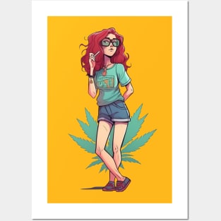 Canna Girl Posters and Art